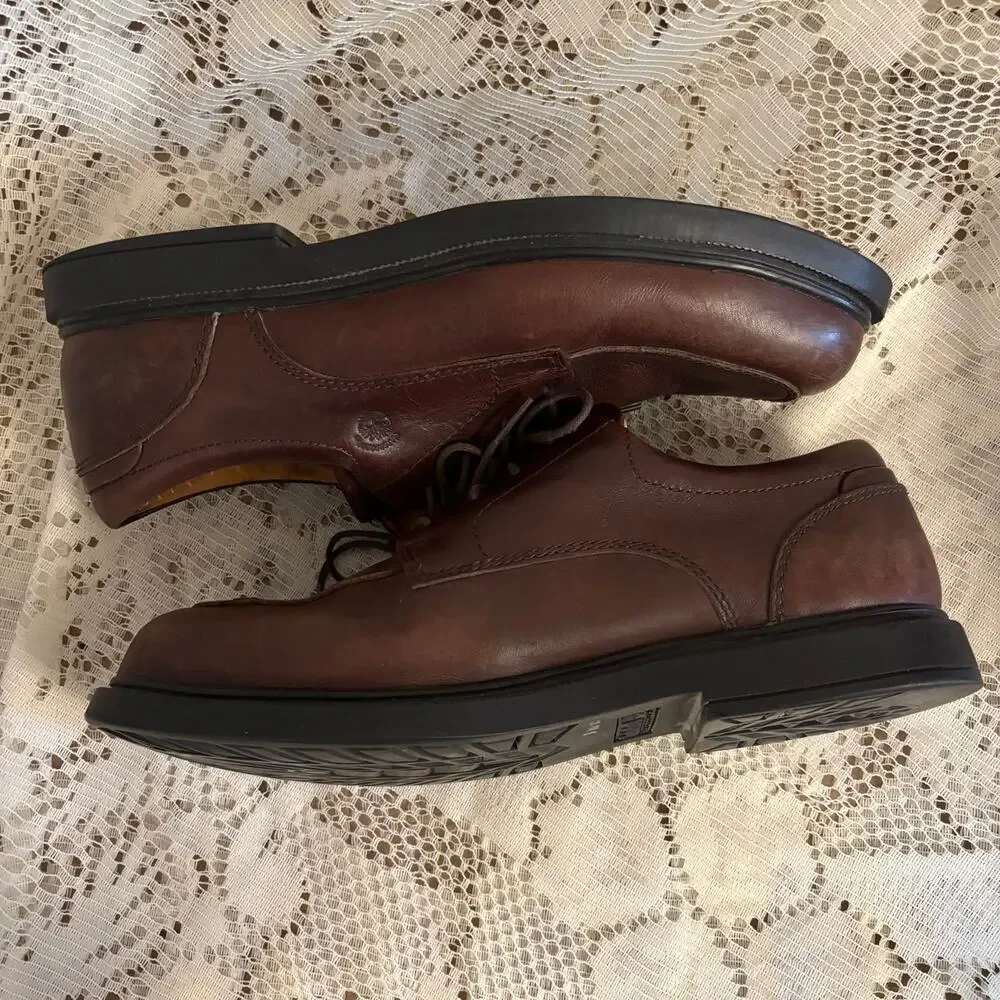 Timberland Men's US 10.5 Dark Brown Leather Oxford Shoes